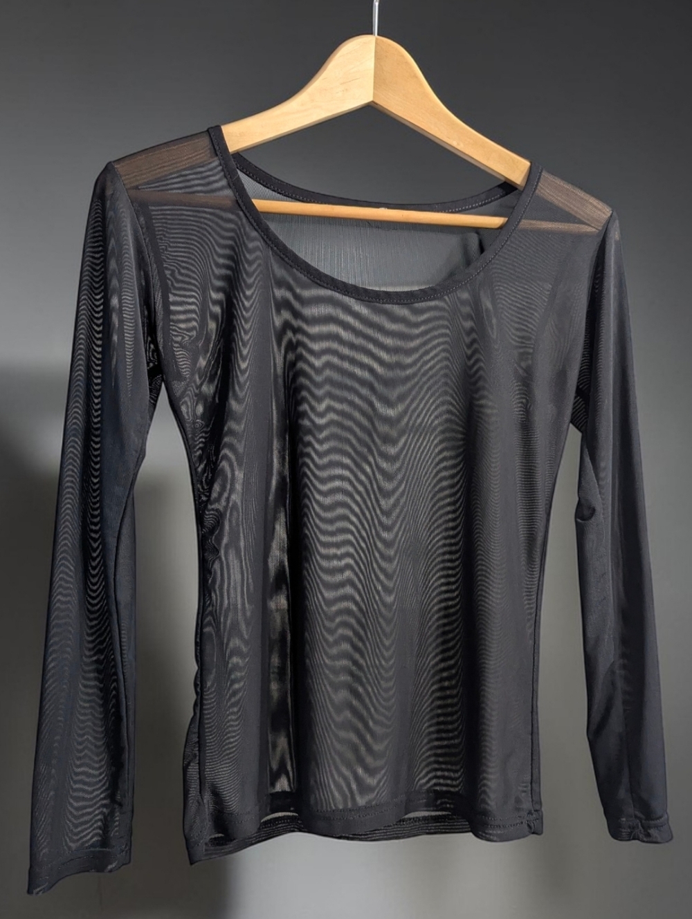 Sheer Black Top (L-XL)